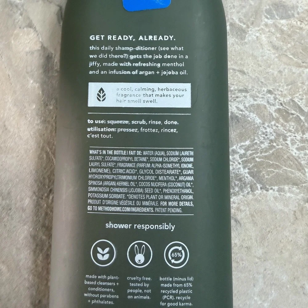 Method Men Juniper Sage Shampoo and Bonus Suave Shampoo